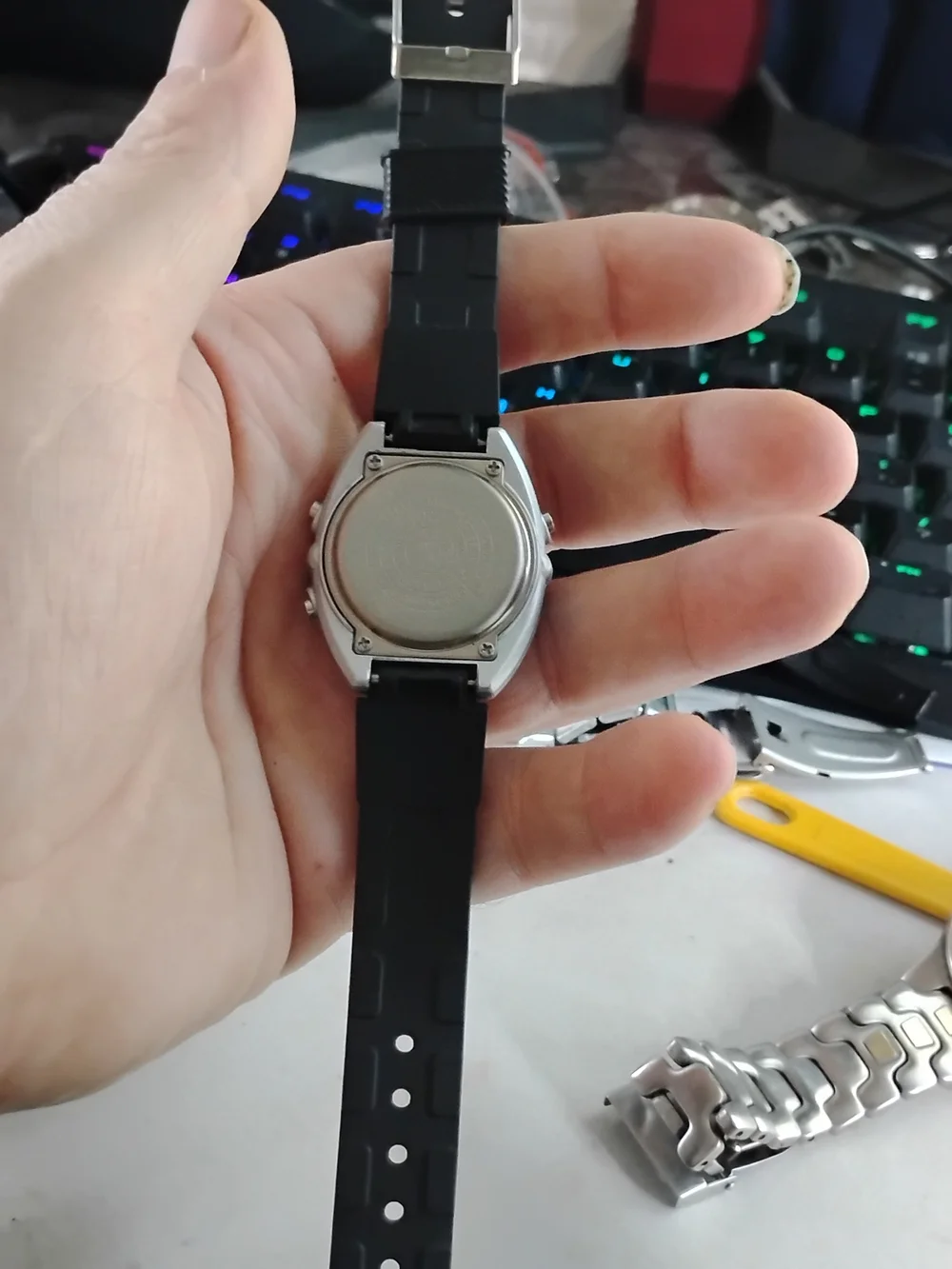 Armitron Black Digital All-Sport Watch with Light